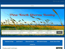 Tablet Screenshot of pineknollshoresrealty.com